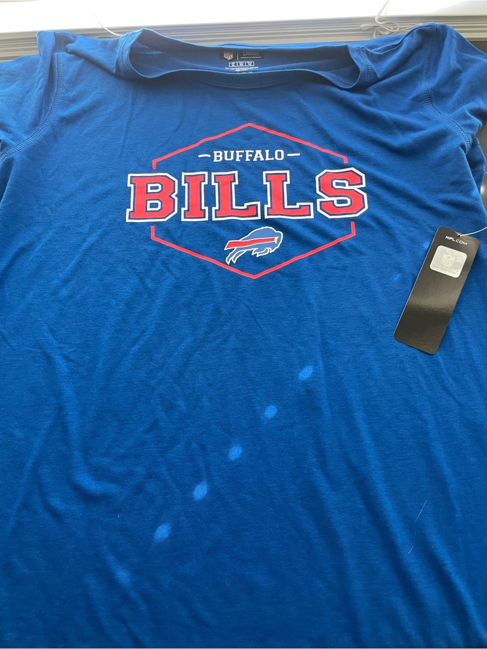 NFL Buffalo Bills Blue Graphic Logo PJs